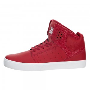 Supra Atom Skatesko Dame Rød | VRAFU7530