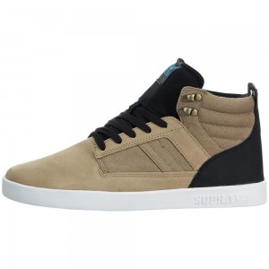 Supra Bandit Skatesko Herre Khaki | DWROE9287