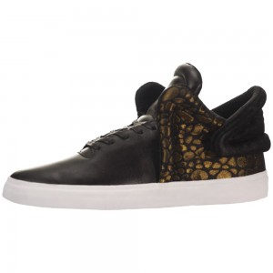 Supra Falcon Sneakers Dame Svarte Gull | OATWE7354