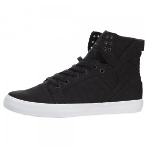 Supra SkyTop D Høye Herre Svarte | NQYWF7326