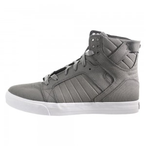 Supra SkyTop Høye Dame Grå | TJQXD0725