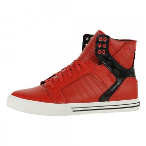 Supra SkyTop Høye Dame Rød | CYNQK6809