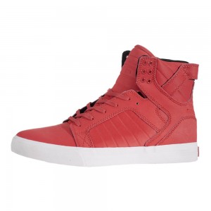 Supra SkyTop Høye Dame Rød | GTMSH7839