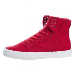 Supra SkyTop Høye Dame Rød | TKCRG6702