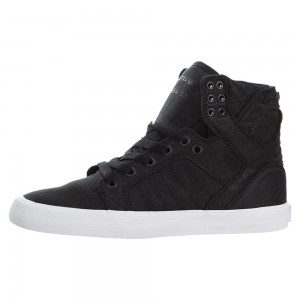 Supra SkyTop Høye Dame Svarte | FGRLO0482