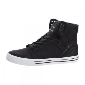 Supra SkyTop Høye Dame Svarte | OCLXT7160