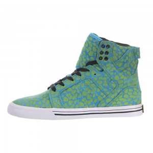 Supra SkyTop Høye Dame Turkis | CSJNW0716