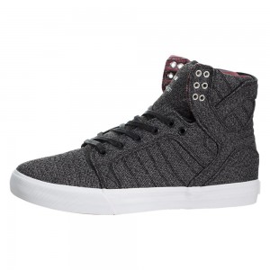 Supra SkyTop Høye Herre Grå | WKAGU2584