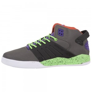 Supra SkyTop III Skatesko Dame Grå Svarte | UYCRW4382