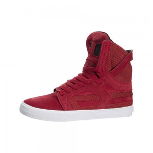 Supra SkyTop II Høye Dame Rød | RZTCW2680