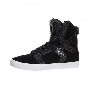 Supra SkyTop II Høye Dame Svarte | PQACE7243