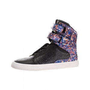 Supra Society II Høye Dame Svarte Multicolor | MNLKY9536