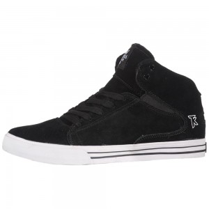 Supra Society Mid Skatesko Herre Svarte | WGXSA5793