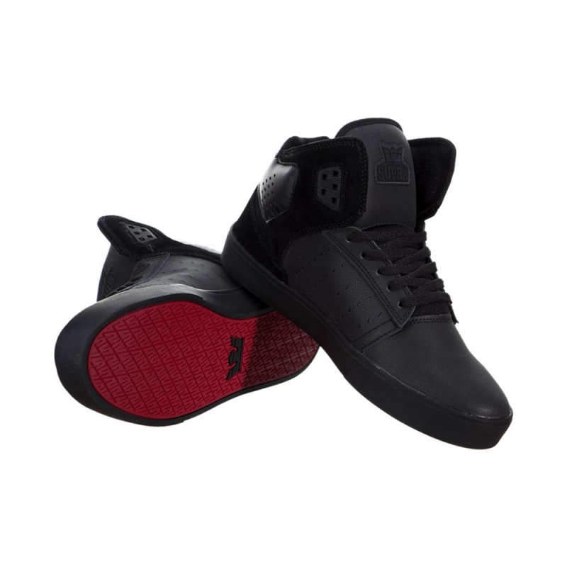 Supra Atom Skatesko Dame Svarte | NDMIL0635