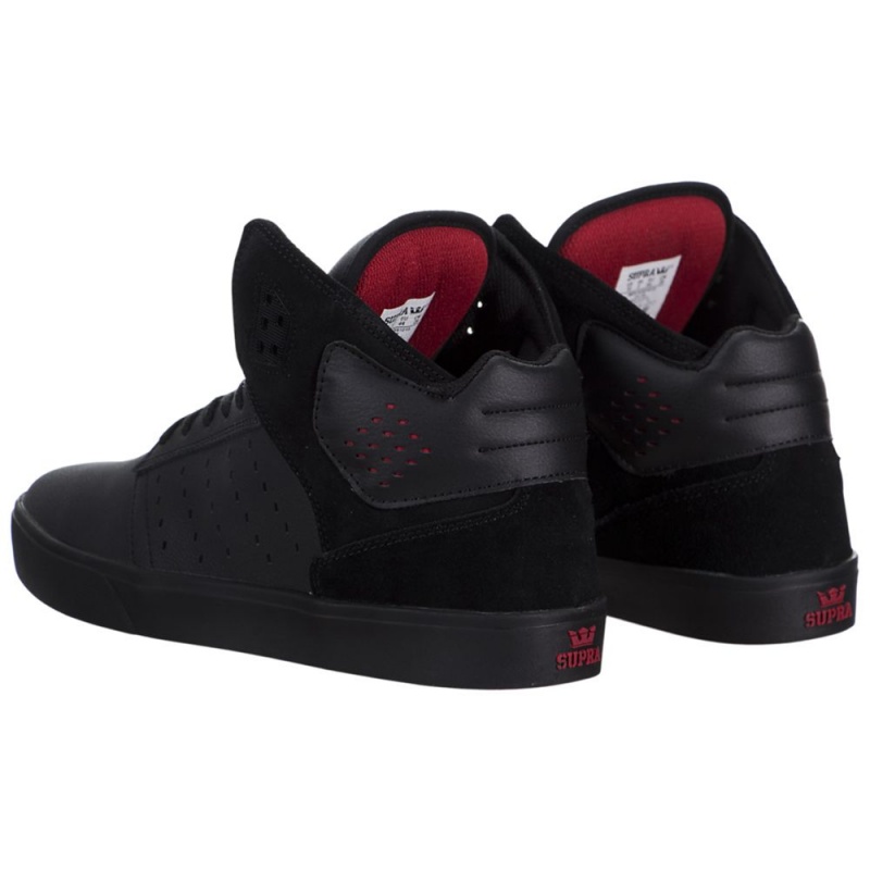 Supra Atom Skatesko Dame Svarte | NDMIL0635