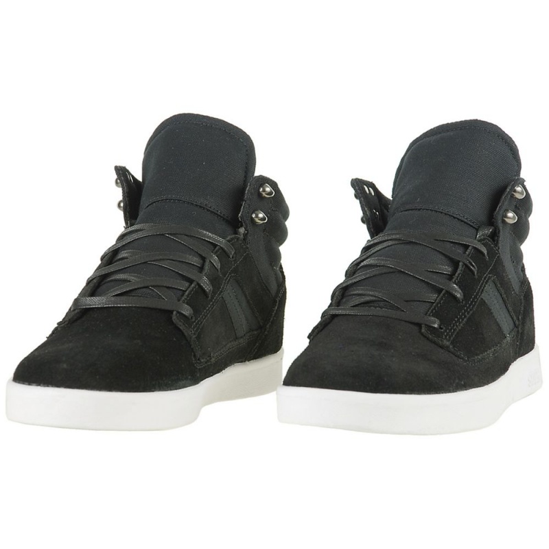 Supra Bandit Mid Skatesko Dame Svarte | BWKLP2160