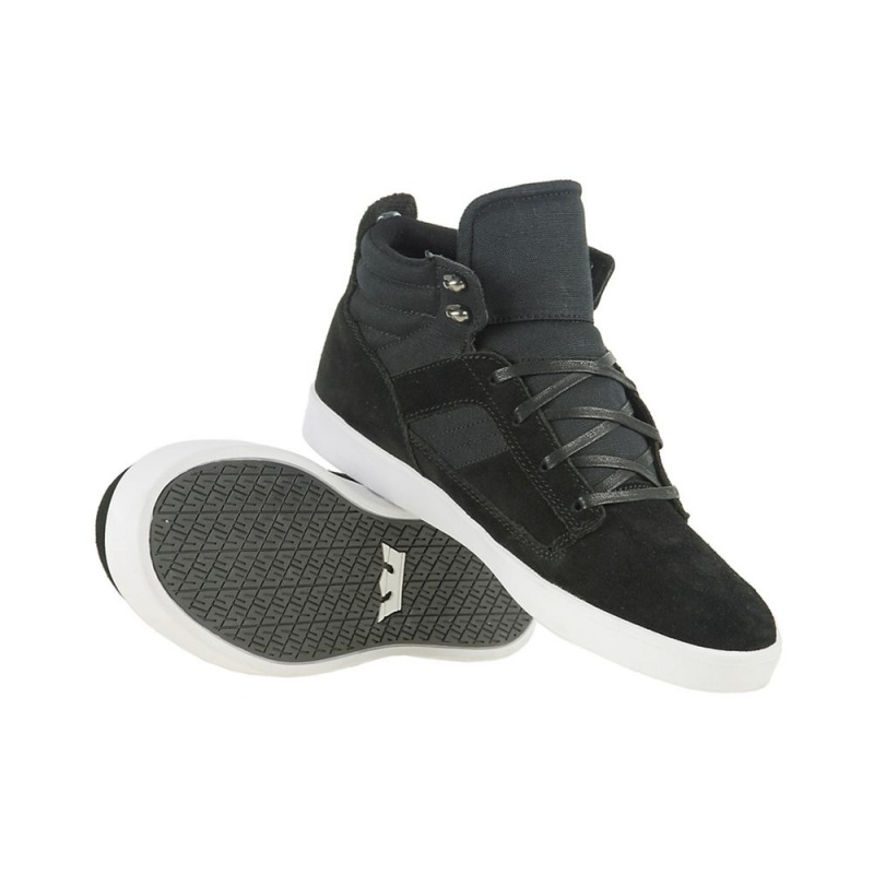 Supra Bandit Mid Skatesko Dame Svarte | BWKLP2160