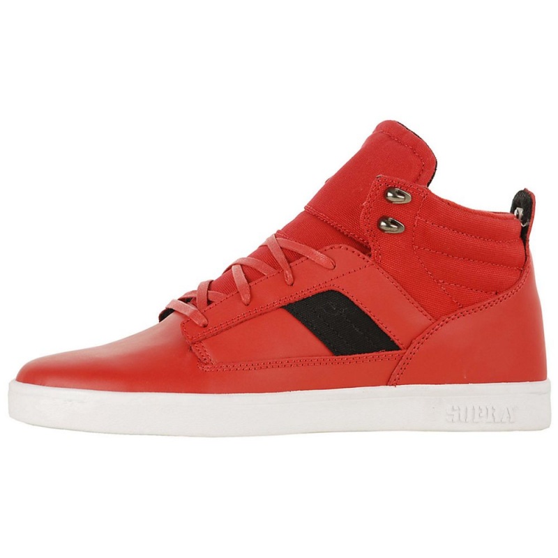 Supra Bandit Mid Skatesko Herre Rød | ZRMOA2641