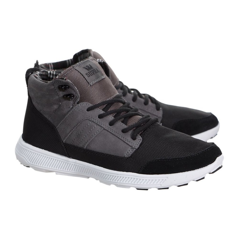 Supra Bandito Sneakers Dame Grå Svarte | RHDJN5132