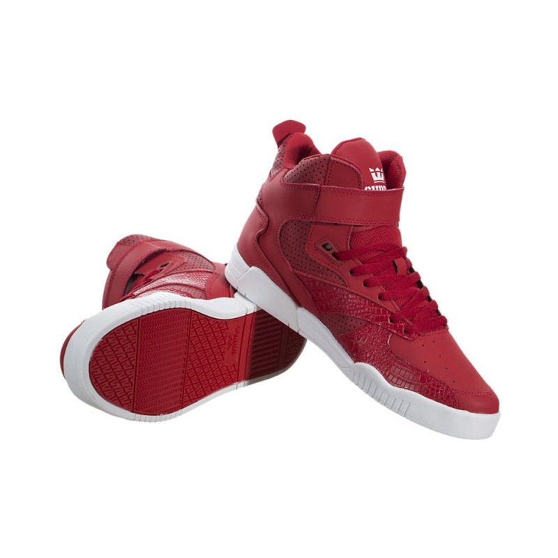 Supra Bleeker Høye Dame Rød | QLASK7041