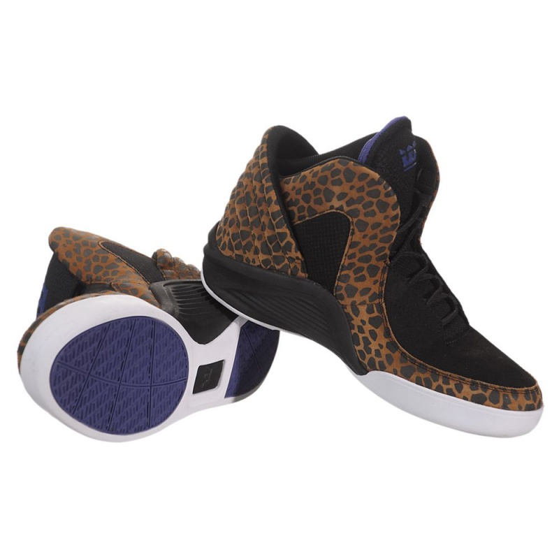 Supra Chimera x Lil Wayne Sneakers Dame Svarte Leopard | DLZAJ1527