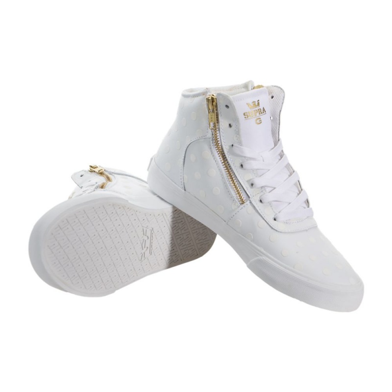 Supra Cuttler Skatesko Dame Hvite | XSFJR8549