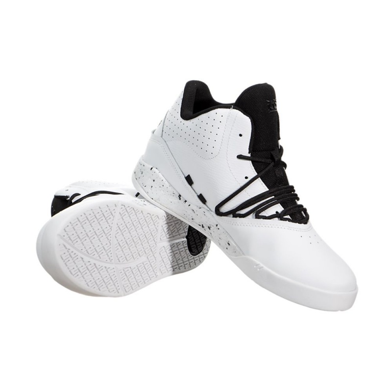 Supra Estaban Sneakers Dame Hvite Svarte | DGJZH2051