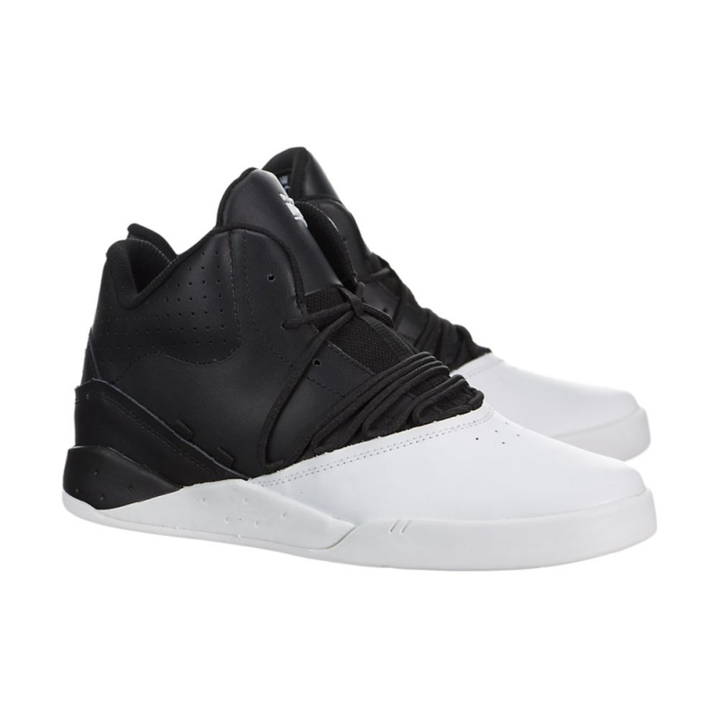 Supra Estaban Sneakers Dame Svarte Hvite | RETCJ7215