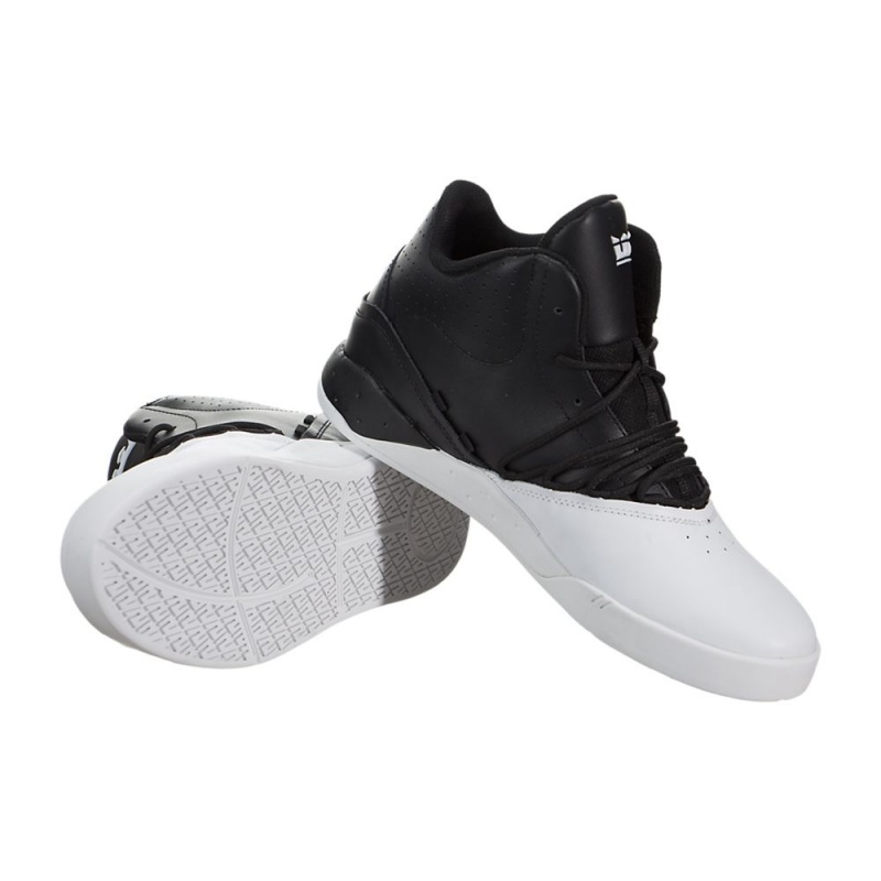 Supra Estaban Sneakers Dame Svarte Hvite | RETCJ7215