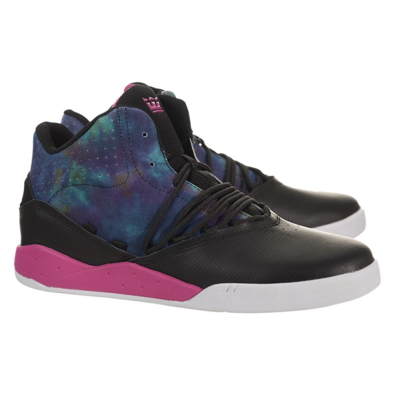 Supra Estaban Sneakers Dame Svarte Multicolor | EQAXL5708