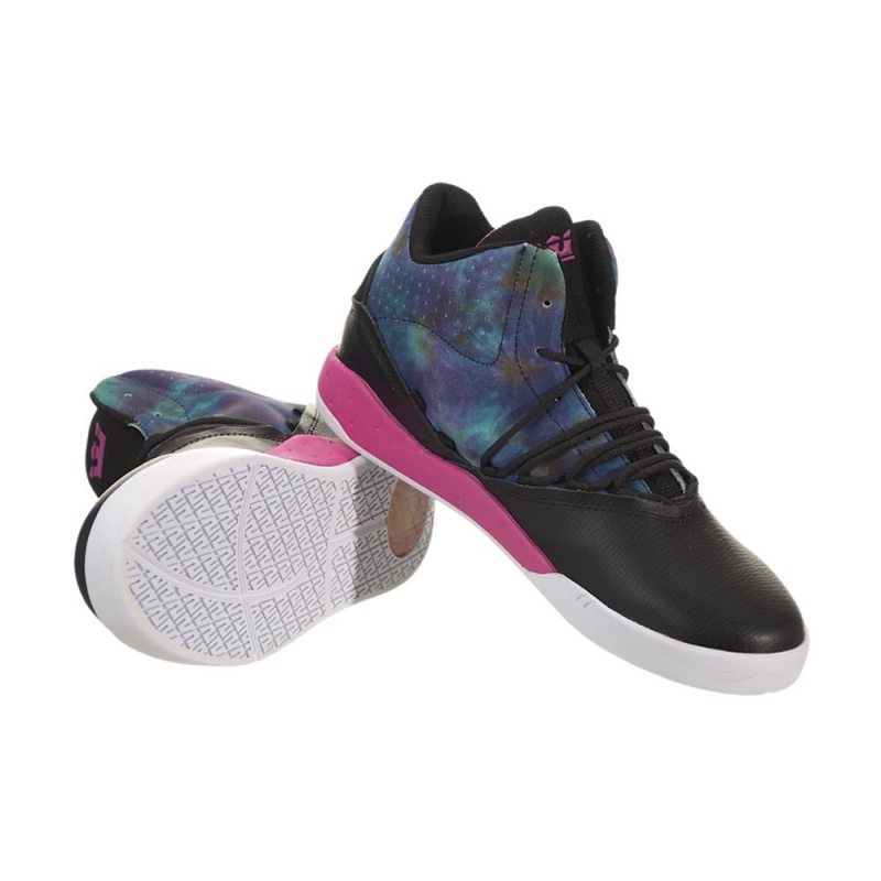 Supra Estaban Sneakers Dame Svarte Multicolor | EQAXL5708