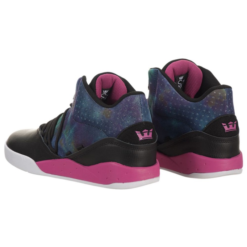 Supra Estaban Sneakers Dame Svarte Multicolor | EQAXL5708