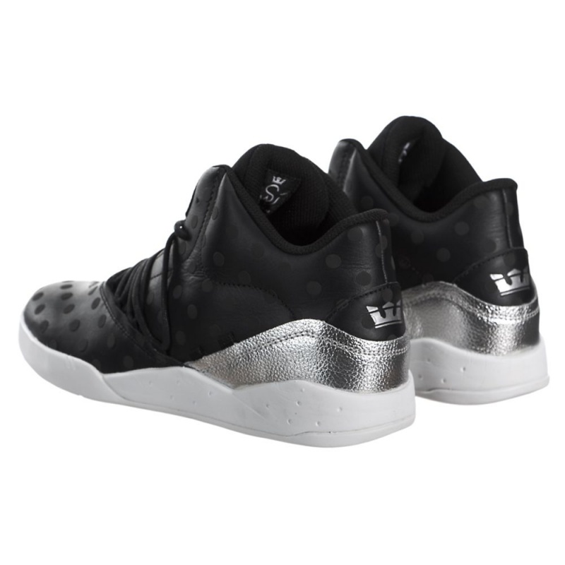 Supra Estaban Sneakers Herre Svarte Sølv | QPNKW4153