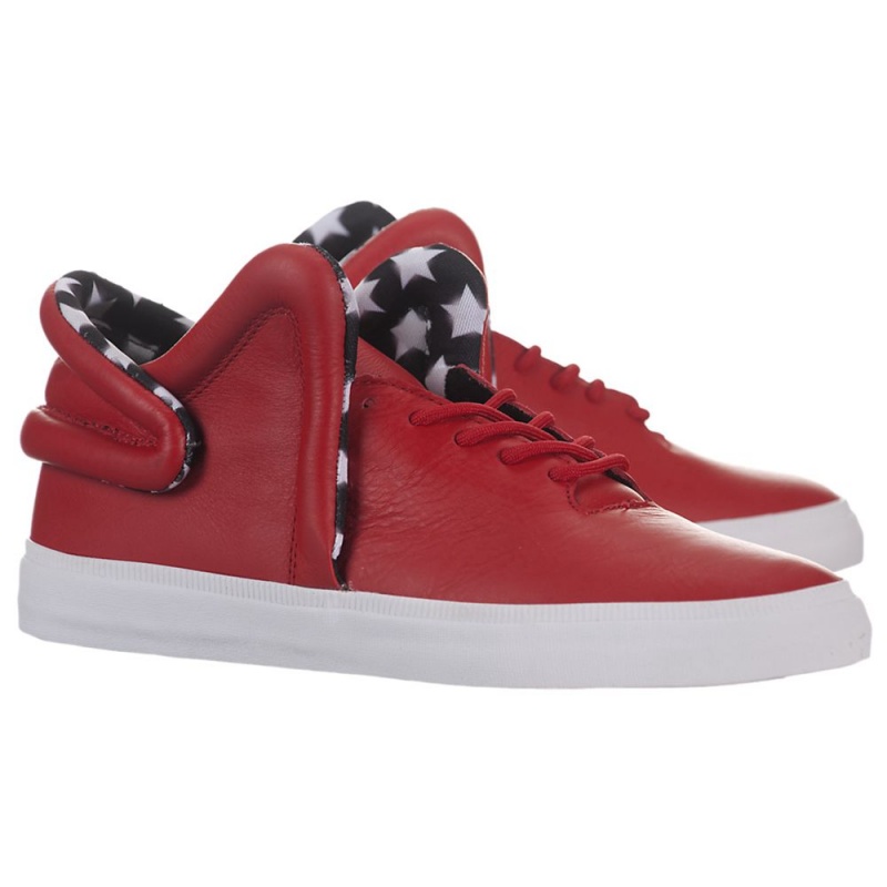 Supra Falcon Sneakers Dame Rød | FIOSV2479