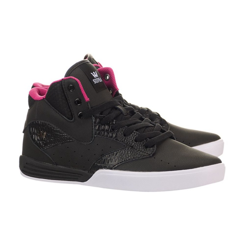 Supra Khan Skatesko Dame Svarte | LMQKR6407