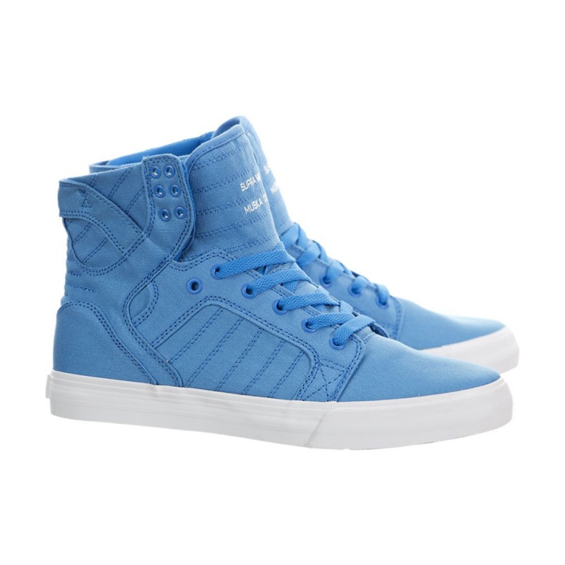 Supra SkyTop D Høye Dame Blå | XPRIJ7180