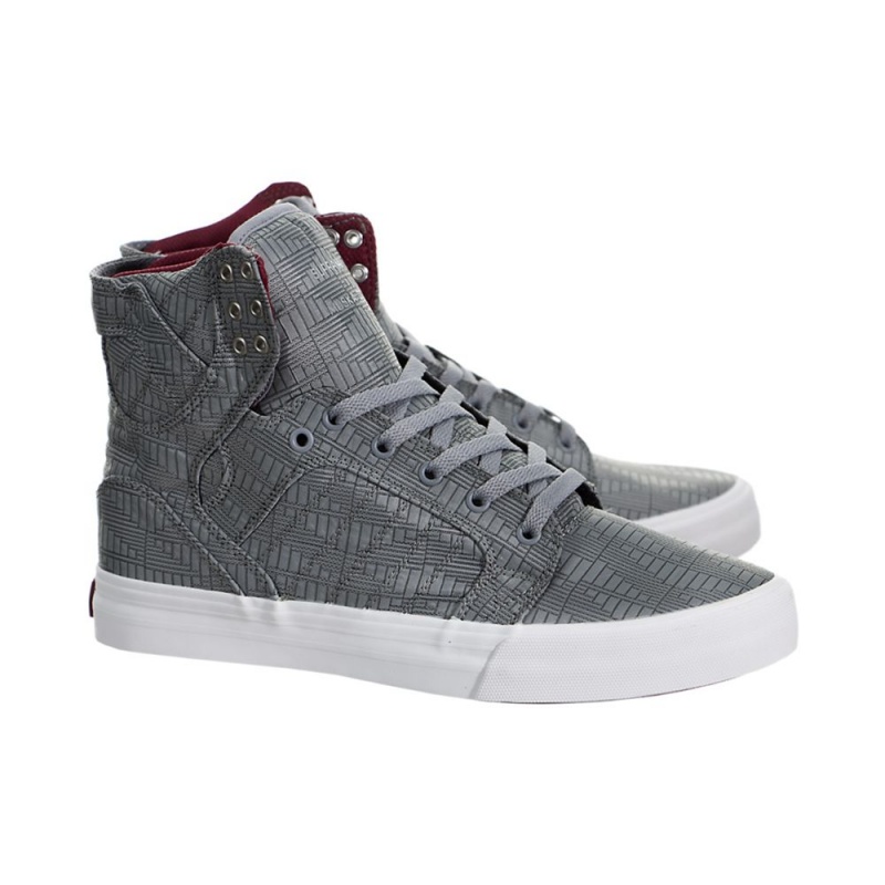 Supra SkyTop HF Høye Dame Grå | VMCAL9236