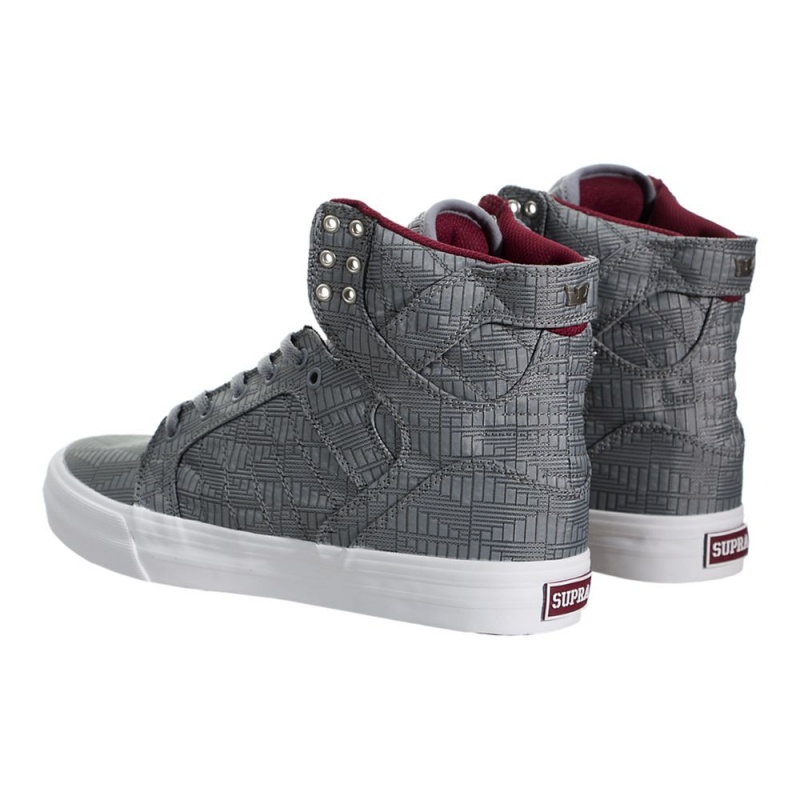 Supra SkyTop HF Høye Dame Grå | VMCAL9236