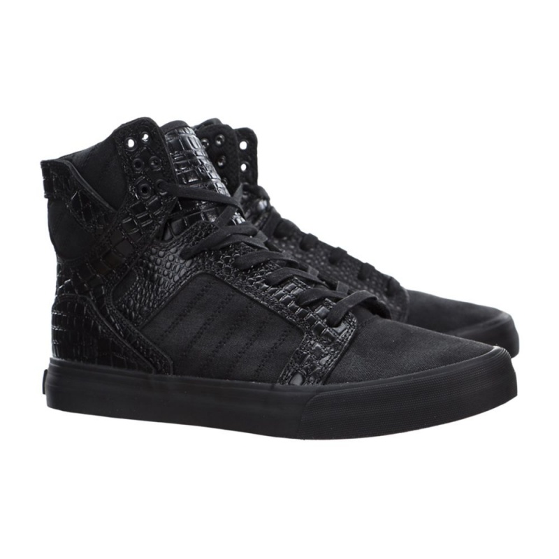 Supra SkyTop HF Høye Dame Svarte | HMEFO0261