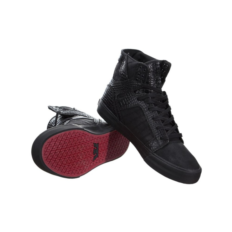 Supra SkyTop HF Høye Dame Svarte | HMEFO0261