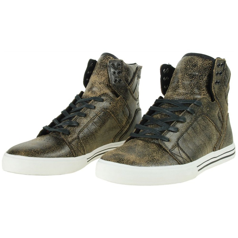 Supra SkyTop Høye Dame Brune | WDTCE7684