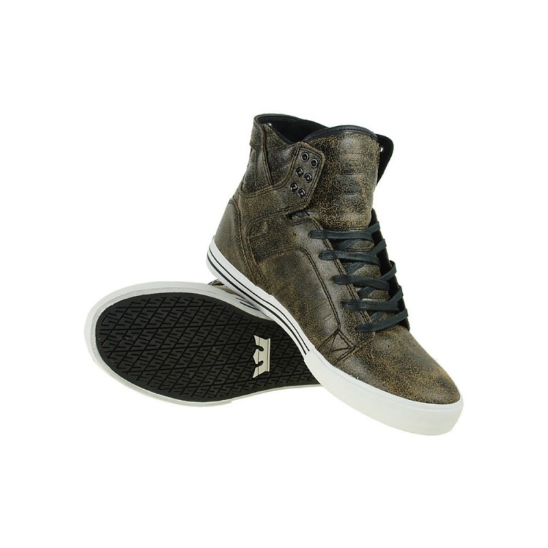 Supra SkyTop Høye Dame Brune | WDTCE7684