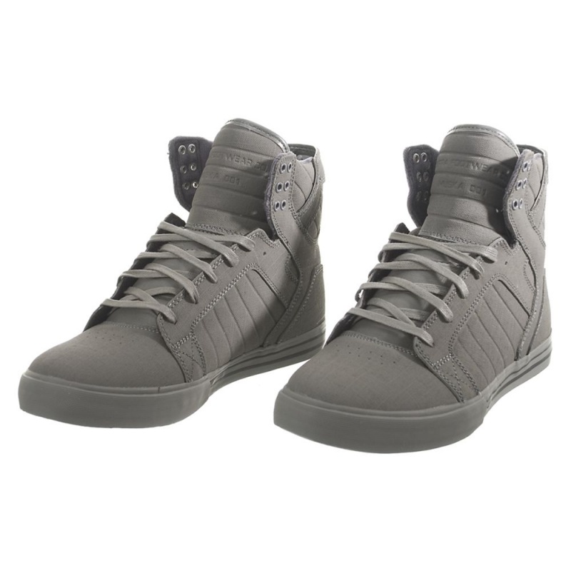 Supra SkyTop Høye Dame Grå | JFWLC9314