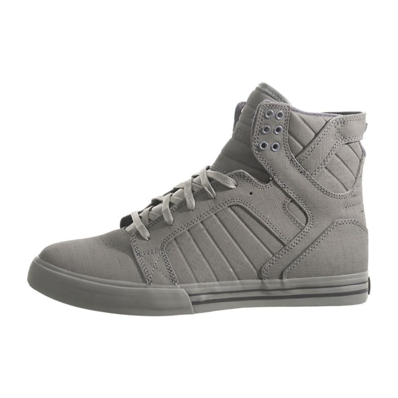 Supra SkyTop Høye Dame Grå | JFWLC9314