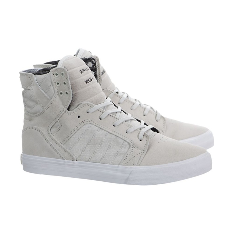 Supra SkyTop Høye Dame Grå | KARLS0194