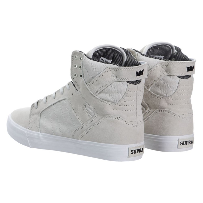 Supra SkyTop Høye Dame Grå | KARLS0194