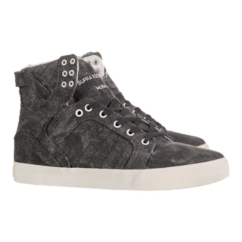 Supra SkyTop Høye Dame Grå | QSAPR8310