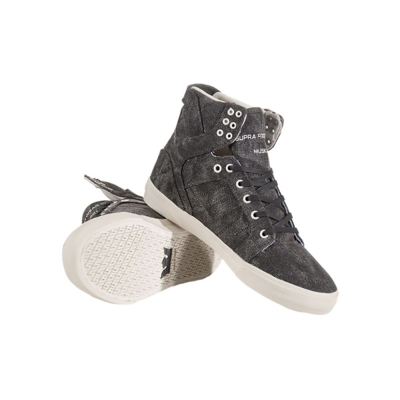 Supra SkyTop Høye Dame Grå | QSAPR8310