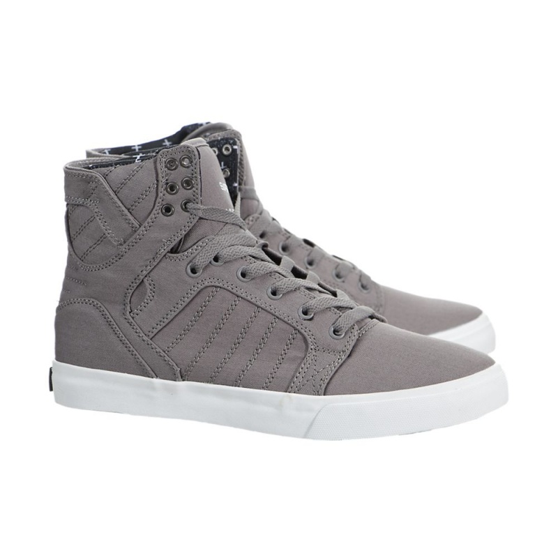 Supra SkyTop Høye Dame Grå | STUKI3059