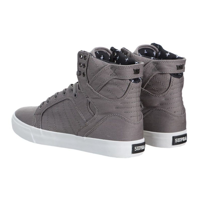 Supra SkyTop Høye Dame Grå | STUKI3059